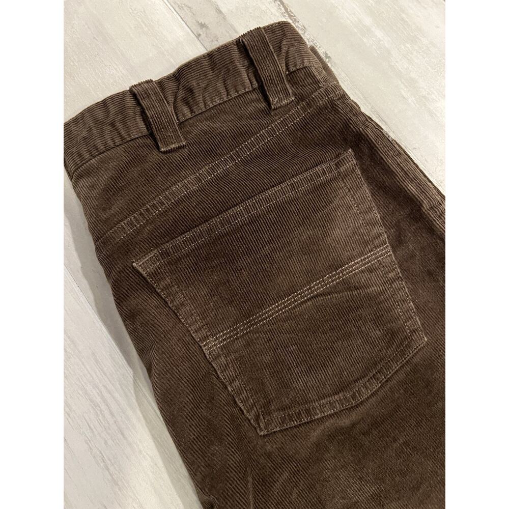 L.L. Bean Bean Standard Fit Corduroy Brown Men's Straight Leg Pants 35x29